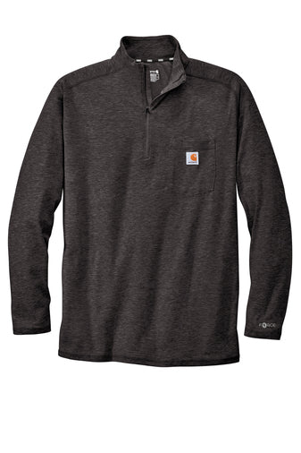 CT104255 Carhartt Force® 1/4-Zip Long Sleeve T-Shirt
