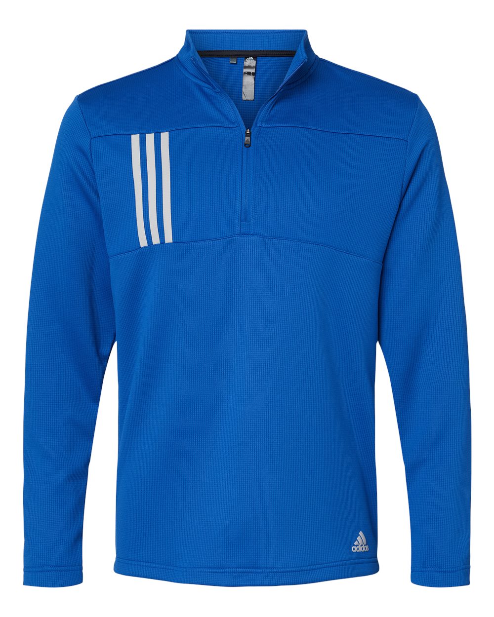 Adidas - 3-Stripes Double Knit Quarter-Zip Pullover - A482